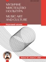 2020, Музичне мистецтво і культура