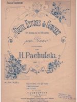 Deux Etudes de Concert [Ноти] / H. Pachulski
