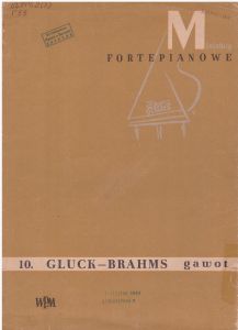 1956, Gawot : na Fortepian / J. Gluck - J. Brahms