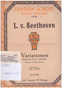 Variationen / L. Beethoven