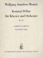 Konzert [Ноти] : [No. 16] : D-dur : für Klavier und Orchester : KV 451 : Ausgabe für zwei Klaviere / Wolfgang Amadeus Mozart